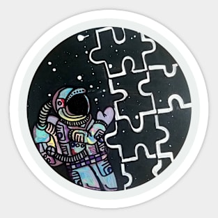 Space Puzzle Sticker